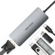 Multifunction Type-C to 3-Port USB 3.0 USB-C PD Charge 1080P VGA Hub