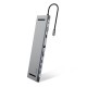 10-in-1 Type-C to USB 3.0 PD Charge HDMI VGA Gigabit RJ45 3.5mm Audio SD TF Hub 10-in-1 Type-C to USB 3.0 PD Charge HDMI VGA Gigabit RJ45 3.5mm Audio SD TF Hub