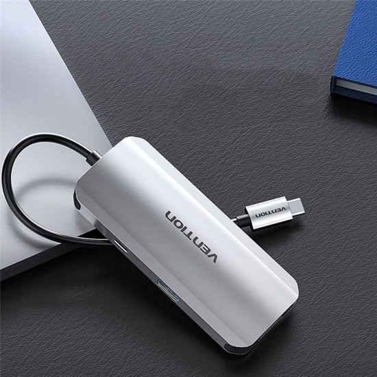 Type-C Docking Station USB-C to HD Cable Converter 4K Projection Screen Adapter PD Charging for Notebook Huawei P30 Mobile Phone Type-C Docking Station USB-C to HD Cable Converter 4K Projection Screen Adapter PD Charging for Notebook Huawei P30 Mobile Phone