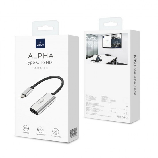 Alpha USB C to 4K HD HUB Adapter for Tablet Smartphone Laptop Alpha USB C to 4K HD HUB Adapter for Tablet Smartphone Laptop