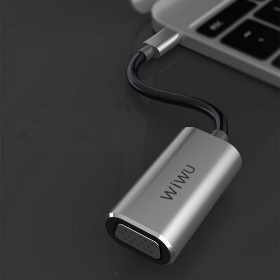 Alpha USB C to VGA HUB Adapter for Tablet Smartphone Laptop