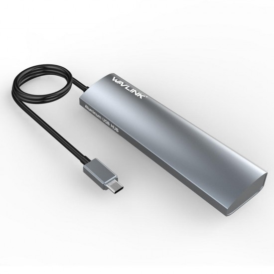 3047rc Aluminum Alloy USB C Hub With 3 USB 3.0 Ports SD/TF Card Reader Type-c Hub