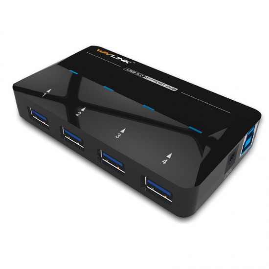 WL-UH3042P1 High Speed 4-Port USB3.0 Hub with One Quick Charging Port