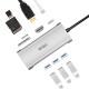 Alpha 731HP 7-in-1 USB-C Hub Type-C to USB3.0 Adapter HD Converter SD/TF Card Reader PD Fast Charging Multi-functional Docking Station Alpha 731HP 7-in-1 USB-C Hub Type-C to USB3.0 Adapter HD Converter SD/TF Card Reader PD Fast Charging Multi-functional Docking Station