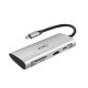 Alpha 731HP 7-in-1 USB-C Hub Type-C to USB3.0 Adapter HD Converter SD/TF Card Reader PD Fast Charging Multi-functional Docking Station