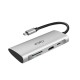 Alpha 731HP 7-in-1 USB-C Hub Type-C to USB3.0 Adapter HD Converter SD/TF Card Reader PD Fast Charging Multi-functional Docking Station Alpha 731HP 7-in-1 USB-C Hub Type-C to USB3.0 Adapter HD Converter SD/TF Card Reader PD Fast Charging Multi-functional Docking Station