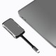 YC207 USB 3.0 HDMI6 in 1 Type-C USB Hub PD Card Reader Adapter for Laptop YC207 USB 3.0 HDMI6 in 1 Type-C USB Hub PD Card Reader Adapter for Laptop