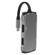 YC207 USB 3.0 HDMI6 in 1 Type-C USB Hub PD Card Reader Adapter for Laptop YC207 USB 3.0 HDMI6 in 1 Type-C USB Hub PD Card Reader Adapter for Laptop