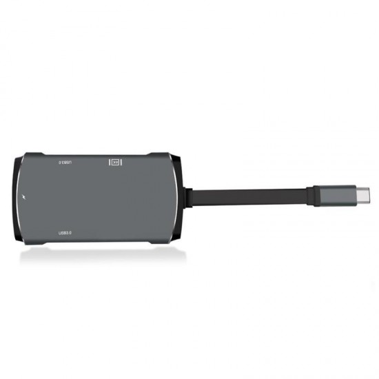 YC207 USB 3.0 HDMI6 in 1 Type-C USB Hub PD Card Reader Adapter for Laptop YC207 USB 3.0 HDMI6 in 1 Type-C USB Hub PD Card Reader Adapter for Laptop