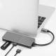 YC750 HDMI 4K USB 3.0 Type-C HUB with TF Memory Card Reader PD Slot for Laptop YC750 HDMI 4K USB 3.0 Type-C HUB with TF Memory Card Reader PD Slot for Laptop