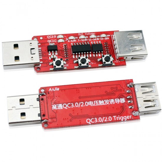 35W Constant Current Double Adjustable Electronic Load + QC2.0/3.0 Trigger Quick Voltage USB Tester Voltmeter Aging Discharge
