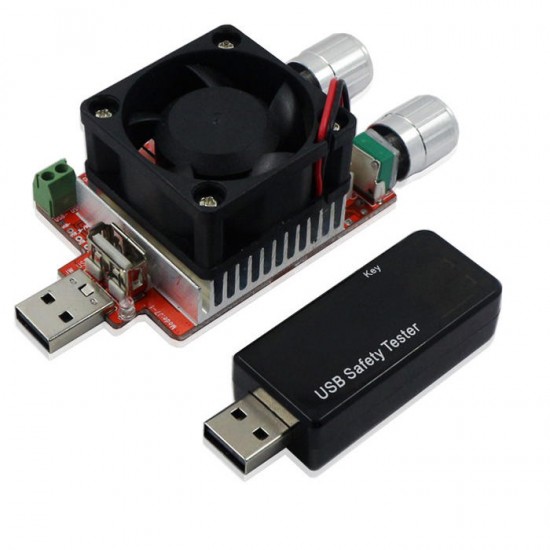 35W Constant Current Double Adjustable Electronic Load + USB Tester Current Voltage Capacity Tester 35W Constant Current Double Adjustable Electronic Load + USB Tester Current Voltage Capacity Tester