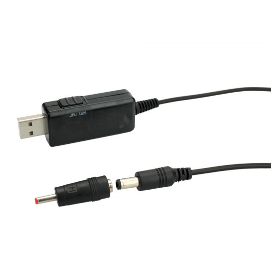 9V/12V USB Tester Working Voltage Tester Power Cord Home Security Voltage Booster