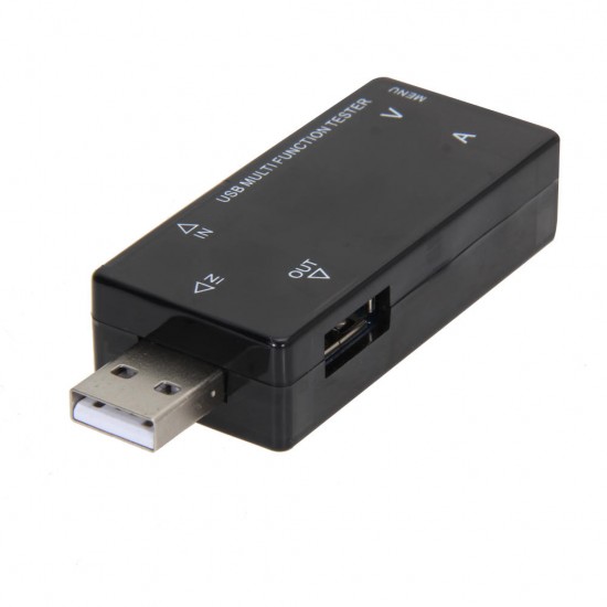 Digital Display USB Multifunction Tester 3V-30V Mini Current Voltage Charger Capacity Tester with Overcurrent Overvoltage Protect