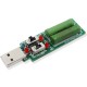 Digital Display USB Tester Current Voltage Charger Capacity Detector Power Bank Battery Meter+Discharge Resistance Load