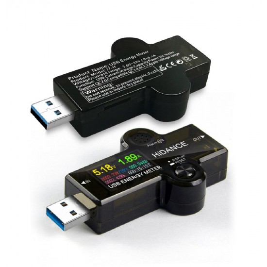 Digital USB3.0 Tester IPS Color Screen Voltmeter Ammeter Charger Power Detection Instrument Power Bank Charger Indicator Digital USB3.0 Tester IPS Color Screen Voltmeter Ammeter Charger Power Detection Instrument Power Bank Charger Indicator