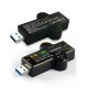 Digital USB3.0 Tester IPS Color Screen Voltmeter Ammeter Charger Power Detection Instrument Power Bank Charger Indicator Digital USB3.0 Tester IPS Color Screen Voltmeter Ammeter Charger Power Detection Instrument Power Bank Charger Indicator