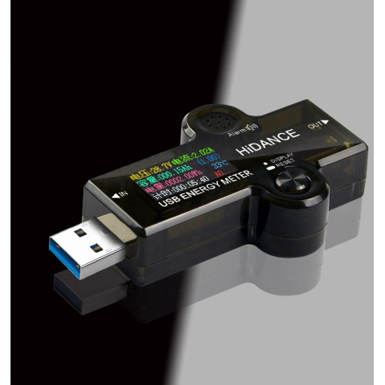 HD Color Sreen bluetooth USB 3.0 Tester Voltmeter Ammeter Voltage Current Meter Battery Charge Measure Cable Resistance
