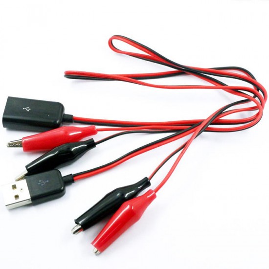 High Quality Car USB Tester Voltage Current Capacity Battery Tester Monitoring Crocodile Wire Alligator Clips