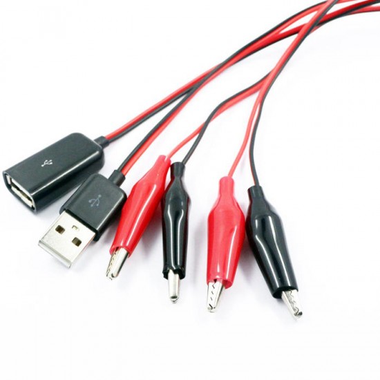 High Quality Car USB Tester Voltage Current Capacity Battery Tester Monitoring Crocodile Wire Alligator Clips