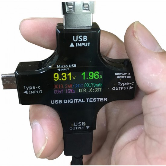 Multifunctional Color TFT USB Tester bluetooth Type-C PD Digital Voltmeter Vurrent Meter Ammeter Power Bank Charger Indicator Multifunctional Color TFT USB Tester bluetooth Type-C PD Digital Voltmeter Vurrent Meter Ammeter Power Bank Charger Indicator