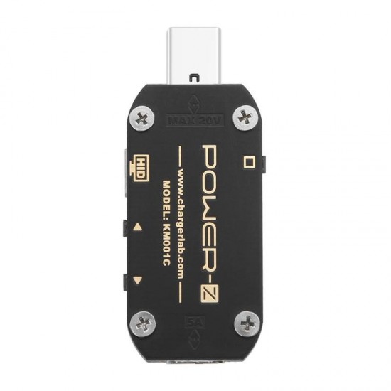 KM001C USB Tester Quick Charger Voltage Current Ripple Dual Type-C Meter Power Bank Detector