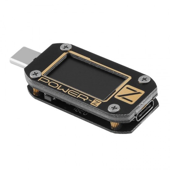 KM001C USB Tester Quick Charger Voltage Current Ripple Dual Type-C Meter Power Bank Detector KM001C USB Tester Quick Charger Voltage Current Ripple Dual Type-C Meter Power Bank Detector