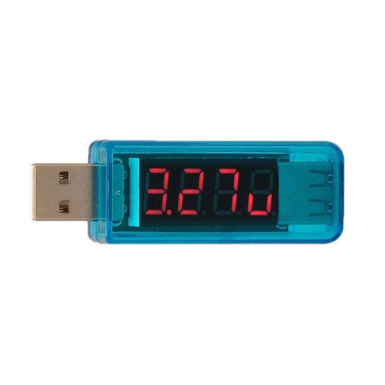 KW-202 Digital Display USB Portable Tension Tester Voltmeter Battery Tester for Power Bank Cell Mobile Phone - Blue KW-202 Digital Display USB Portable Tension Tester Voltmeter Battery Tester for Power Bank Cell Mobile Phone - Blue