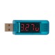 KW-202 Digital Display USB Portable Tension Tester Voltmeter Battery Tester for Power Bank Cell Mobile Phone - Blue
