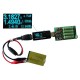 OLED Display USB Tester DC Voltmeter Ammeter 18650 Capacity Meter with Electronic load + Discharge Resistance Alligator Clips Crocodile Wire OLED Display USB Tester DC Voltmeter Ammeter 18650 Capacity Meter with Electronic load + Discharge Resistance Alligator Clips Crocodile Wire