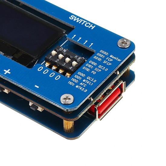 QC2.0 3.0 Type-C PD3.0 FCP AFC SCP MTK Fast Charge PD Protocol Controller Test Board USB Tester QC2.0 3.0 Type-C PD3.0 FCP AFC SCP MTK Fast Charge PD Protocol Controller Test Board USB Tester