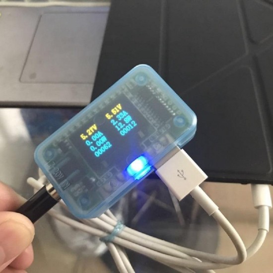 QC2.0 QC3.0 FCP MTK Double USB Charger Voltage Tester with OLED Display Screen QC2.0 QC3.0 FCP MTK Double USB Charger Voltage Tester with OLED Display Screen