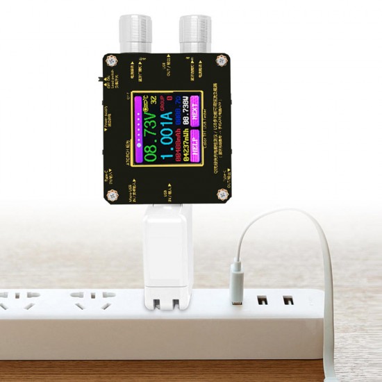 Wireless Charger Tester Color TFT bluetooth Android PC App USB Current Voltage Meter Load Detector Indicator DC Voltmeter Wireless Charger Tester Color TFT bluetooth Android PC App USB Current Voltage Meter Load Detector Indicator DC Voltmeter