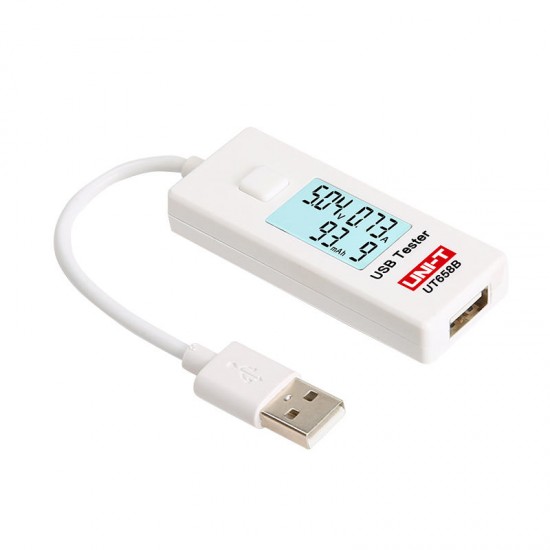 UT658B Digital USB Testers Testable Stable Input Voltage Range From 3V to 9.0V with LCD UT658B Digital USB Testers Testable Stable Input Voltage Range From 3V to 9.0V with LCD