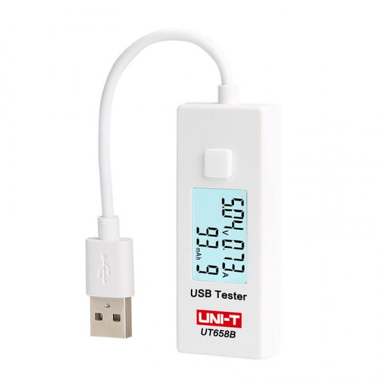 UT658B Digital USB Testers Testable Stable Input Voltage Range From 3V to 9.0V with LCD