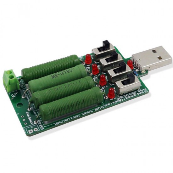 USB DC Electronic Load High Power Discharge Resistance Resistor Adjustable 4 Kind Current Industrial Battery Capacity Tester