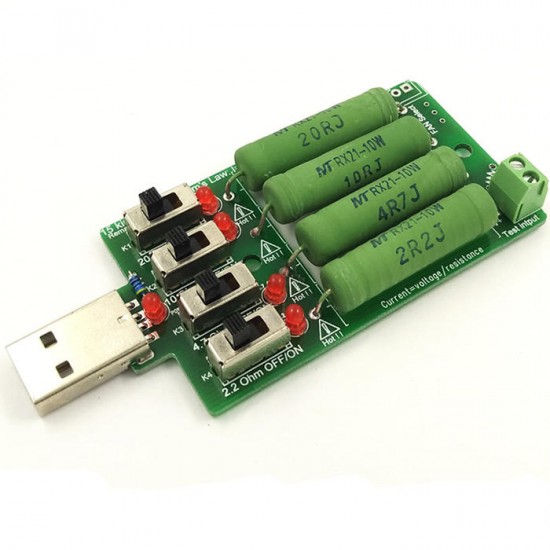 USB DC Electronic Load High Power Discharge Resistance Resistor Adjustable 4 Kind Current Industrial Battery Capacity Tester