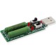 USB Resistor DC Electronic Load Adjustable 3 Current 5V 1A/2A/3A Battery Capacity Voltage Discharge Resistance Tester with Switch