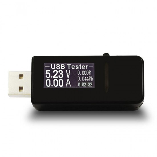 USB Tester Digital DC Current Voltage Detector Power Bank Charger Indicator + USB Load