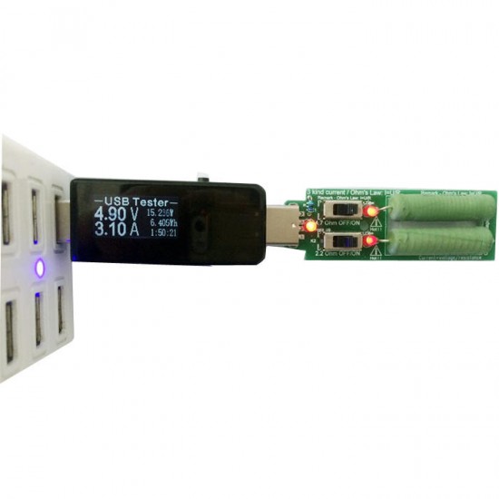 USB Tester Digital DC Current Voltage Detector Power Bank Charger Indicator + USB Load USB Tester Digital DC Current Voltage Detector Power Bank Charger Indicator + USB Load