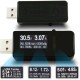 USB Tester Digital DC Current Voltage Detector Power Bank Charger Indicator + USB Load USB Tester Digital DC Current Voltage Detector Power Bank Charger Indicator + USB Load
