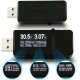 USB Tester Digital DC Current Voltage Detector Power Bank Charger Indicator + USB Load