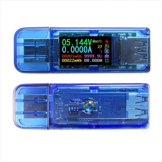 Upgraded AT35 USB3.0 IPS HD Full Color Display USB Tester 30.000V 4.0000A 5-Digits Resolution Upgraded AT35 USB3.0 IPS HD Full Color Display USB Tester 30.000V 4.0000A 5-Digits Resolution
