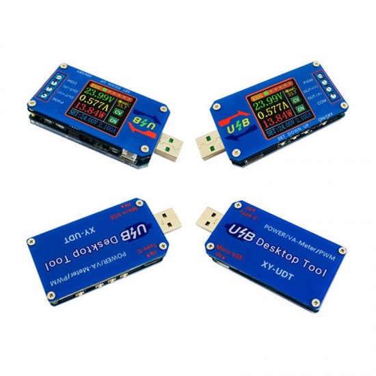 XY-UDT DC USB Tester DC Boost/Buck Converter CC CV Power Module 5V TO 0.6-30V 2A Adjustable Regulated