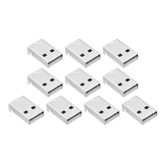 10pcs 90 Degree Type A female Socket DIP Connector USB Charging Socket USB Socket Interface