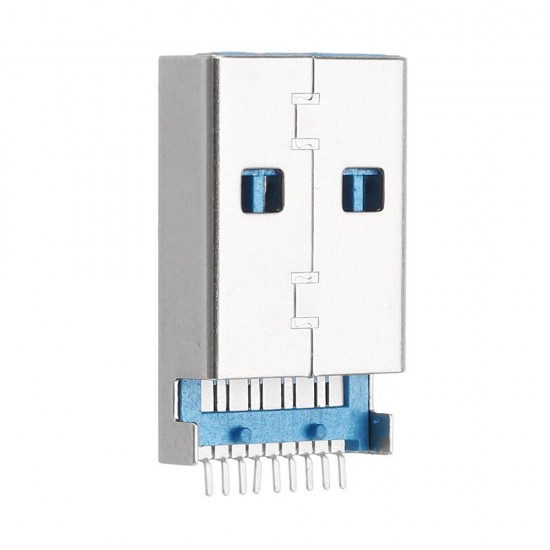 10pcs 180 Degree USB 3.0 Type A female Socket Connector SMT Charging Socket Plug Connector