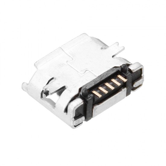 10pcs Micro 5pin USB Type B female Socket Connector Charging Socket 5.9 long pin Socket Interface