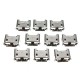 30pcs Micro USB Type B 5 Pin Female Socket 4 Vertical Legs For Solder Connector 30pcs Micro USB Type B 5 Pin Female Socket 4 Vertical Legs For Solder Connector