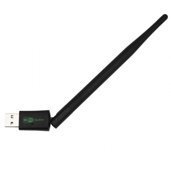 USB Wireless WiFi 150M Network Card 2.4G WiFi Receiver External Antenna Wireless Network Adapter