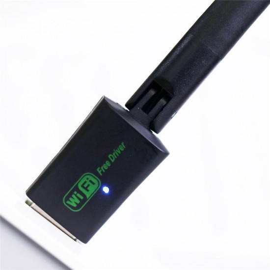 USB Wireless WiFi 150M Network Card 2.4G WiFi Receiver External Antenna Wireless Network Adapter